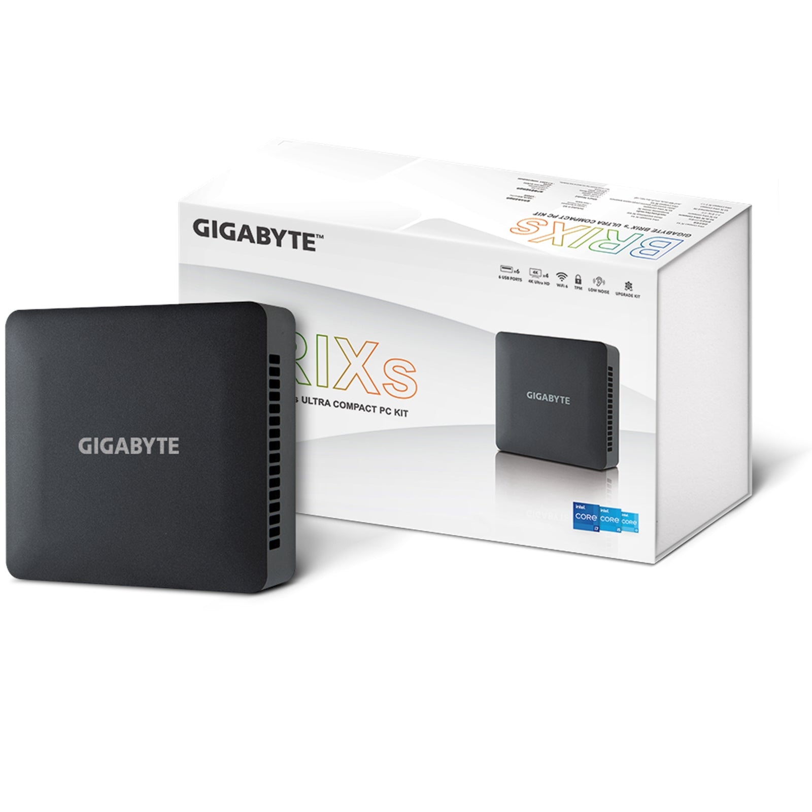 Gigabyte BRIX GB-BRI7H-1355 Barebone Mini PC Kit - Intel i7-1355U 10-Core Gigabyte BRIX GB-BRI7H-1355 Barebone Mini PC Kit - Intel i7-1355U 10-Core